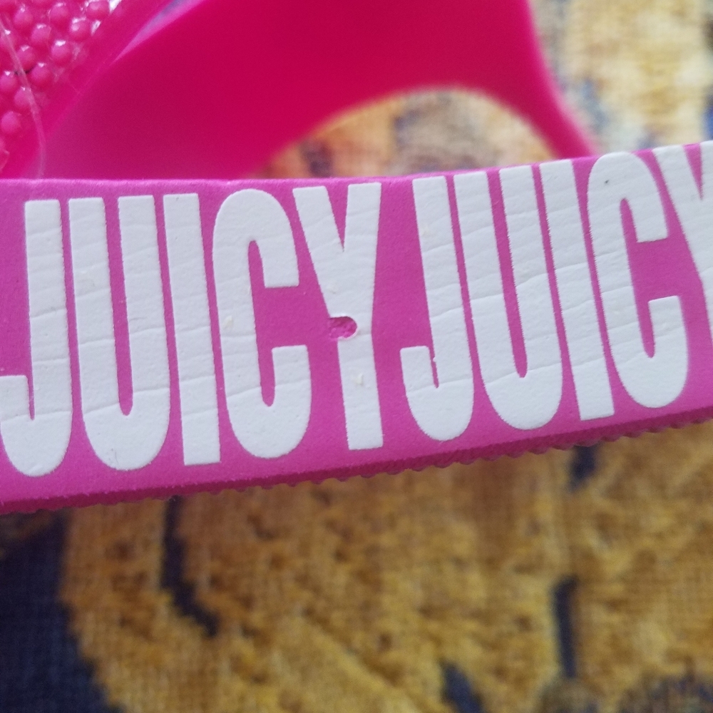 Juicy Couture Rhinestone Flip Flops - Picture 10 of 10